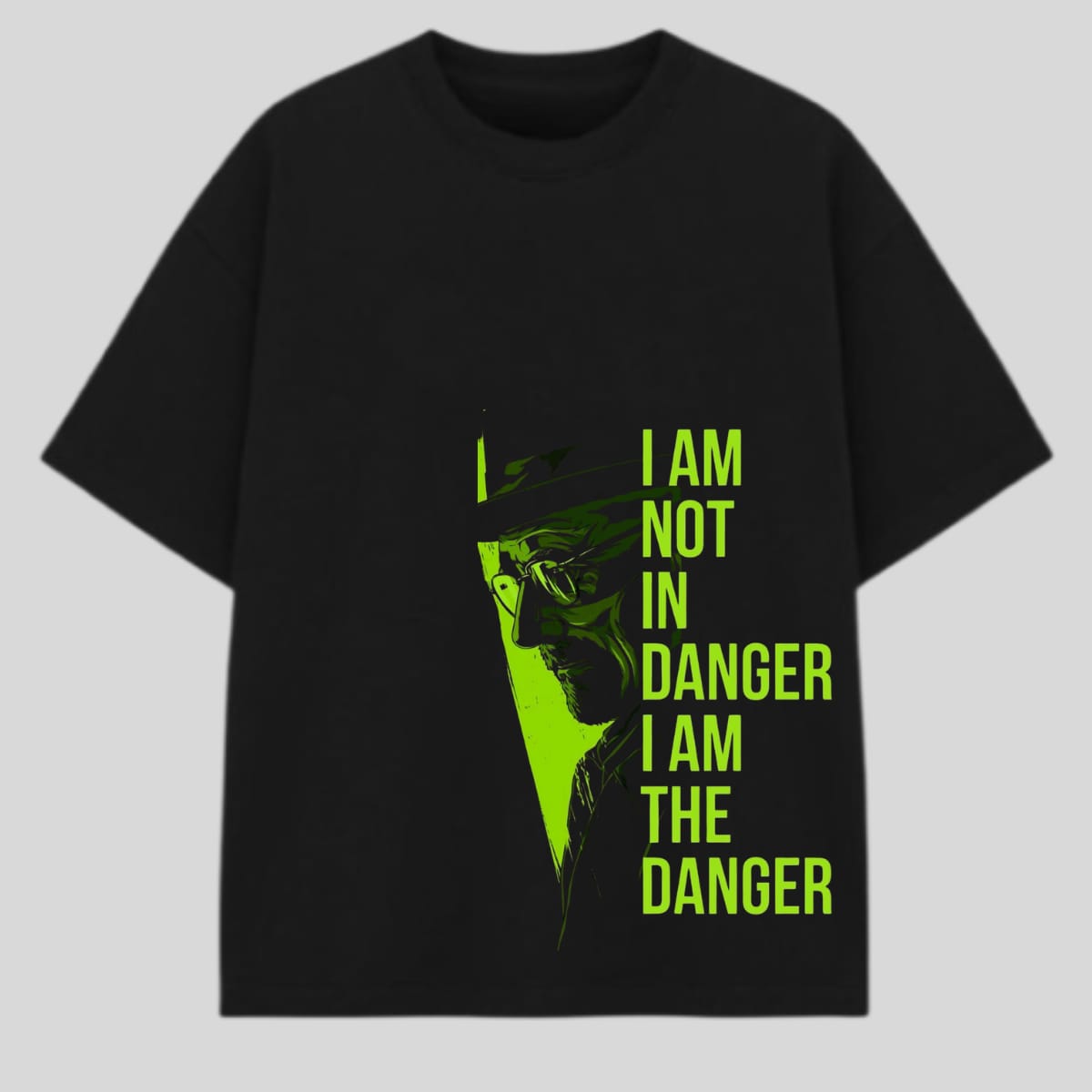 I Am The Danger Oversized Graphic T-Shirt