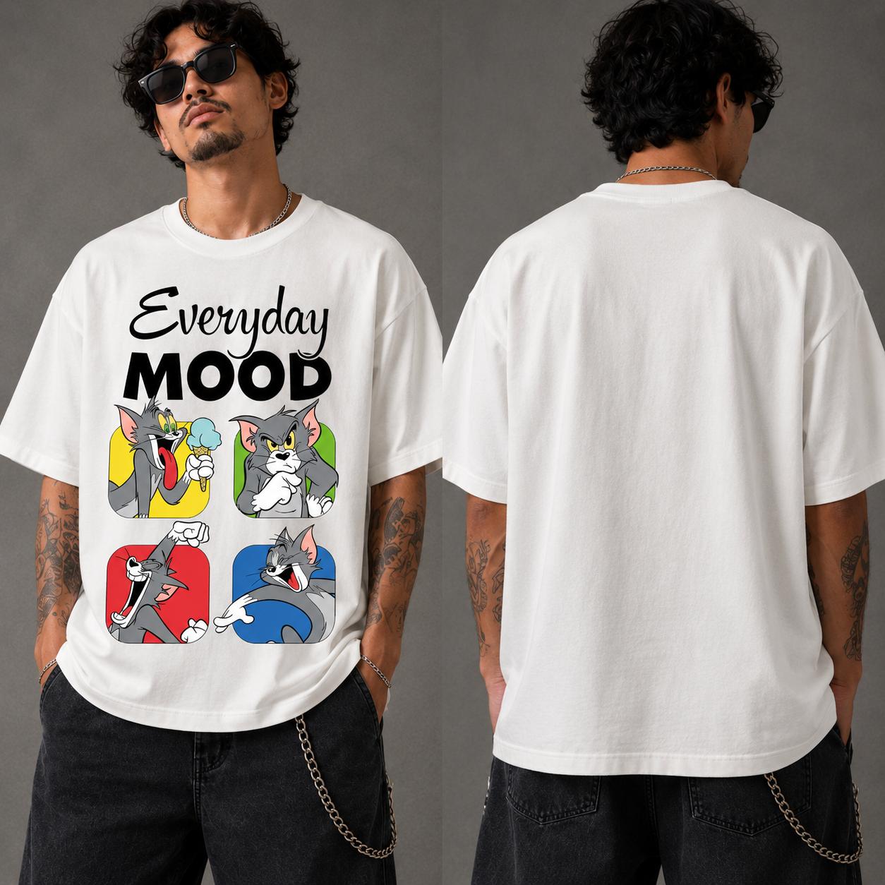 Everyday Mood Oversized Graphic Printed T-Shirt Y2R FASHION
