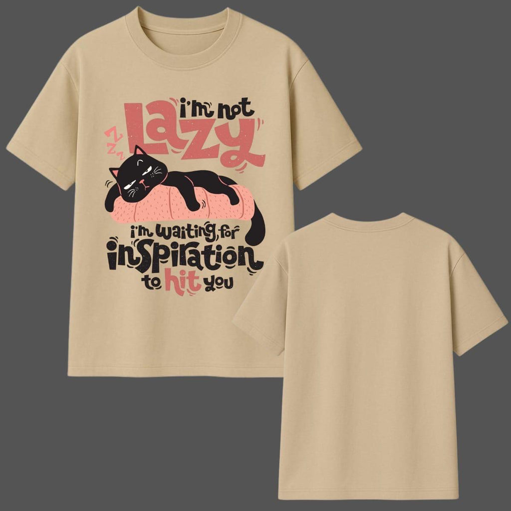Lazy Cat Oversized Graphic Printed T-Shirt –Y2R FASHION