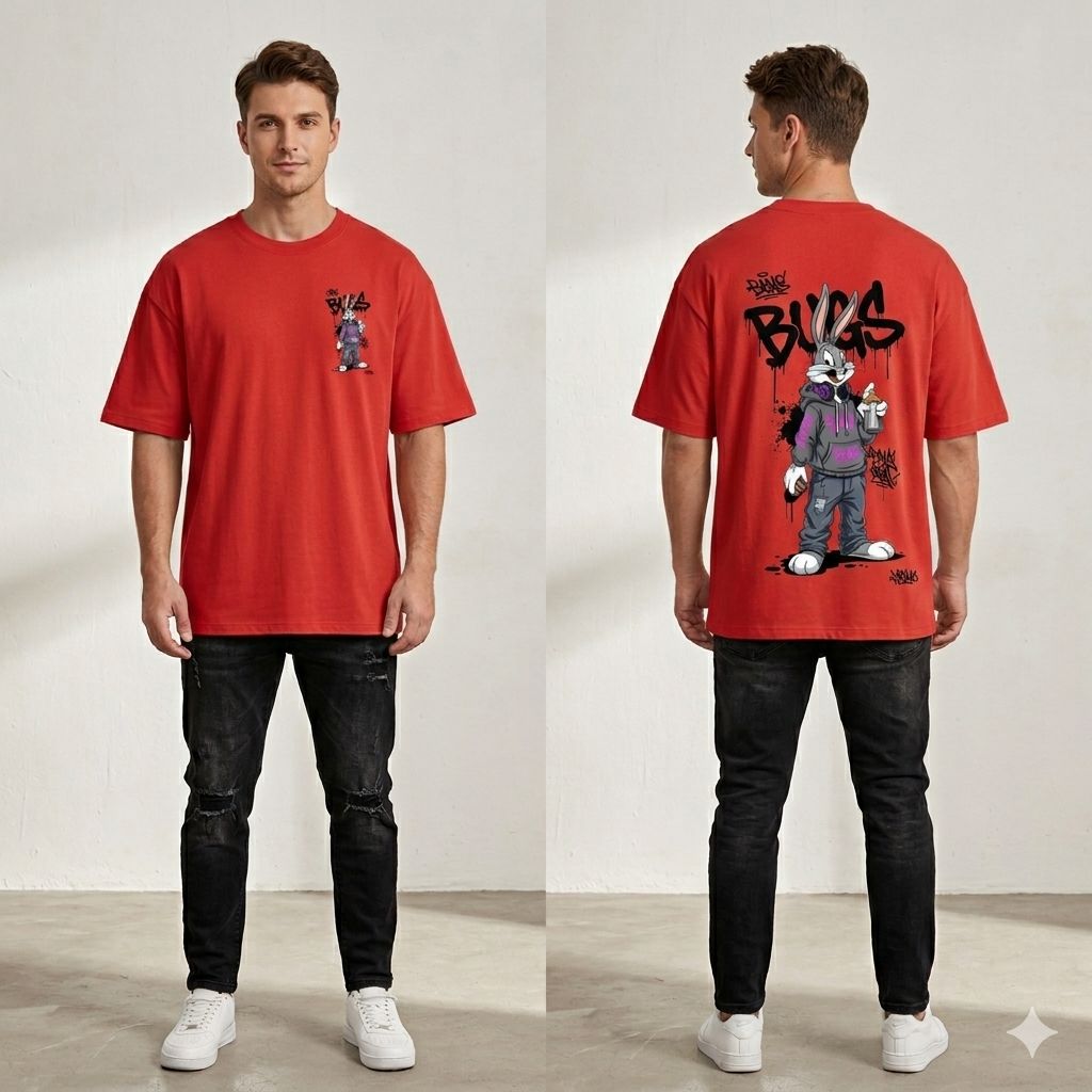 Bugs Graffiti Oversized T-Shirt – Street Edition
