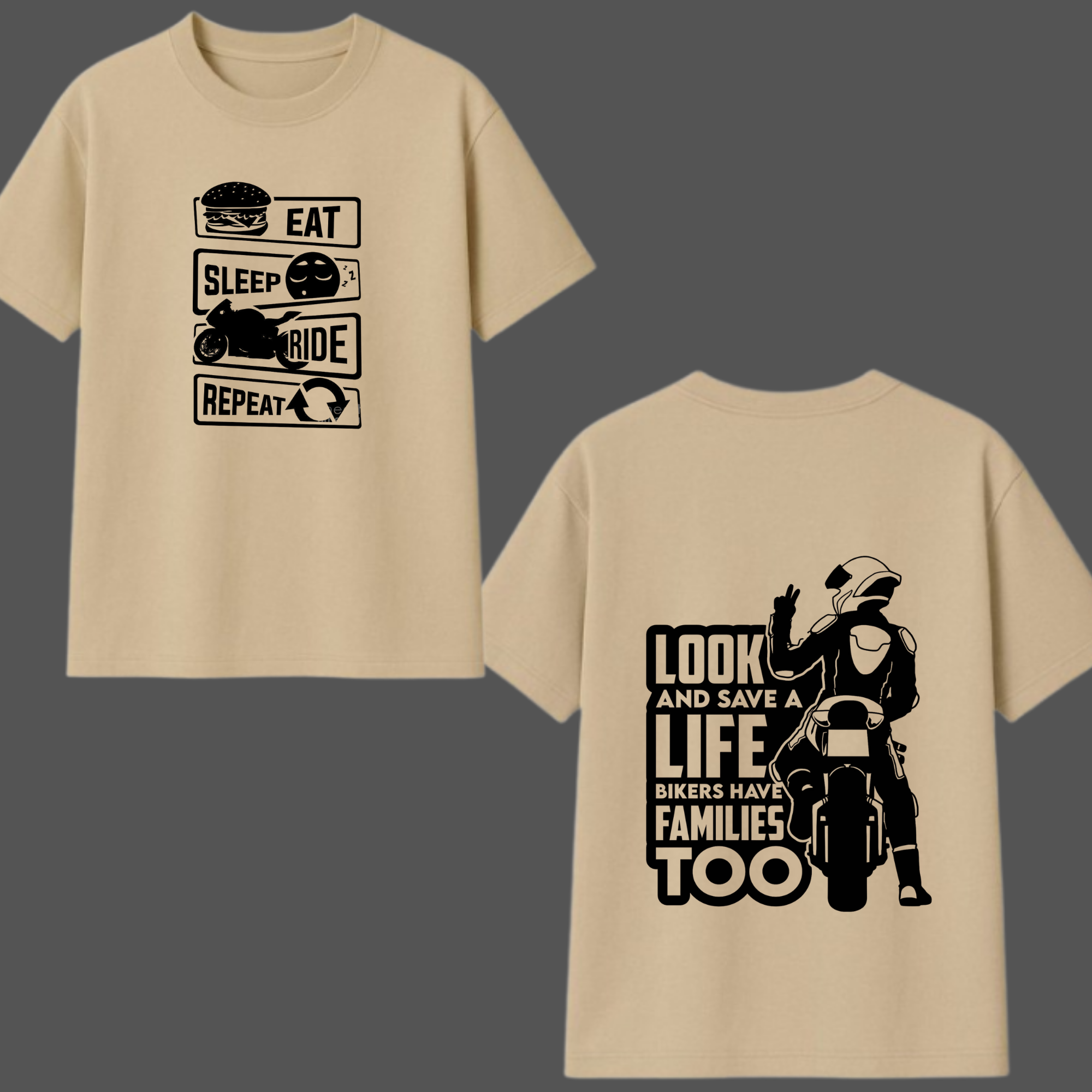 Biker Vibes Streetwear Oversized T-Shirt