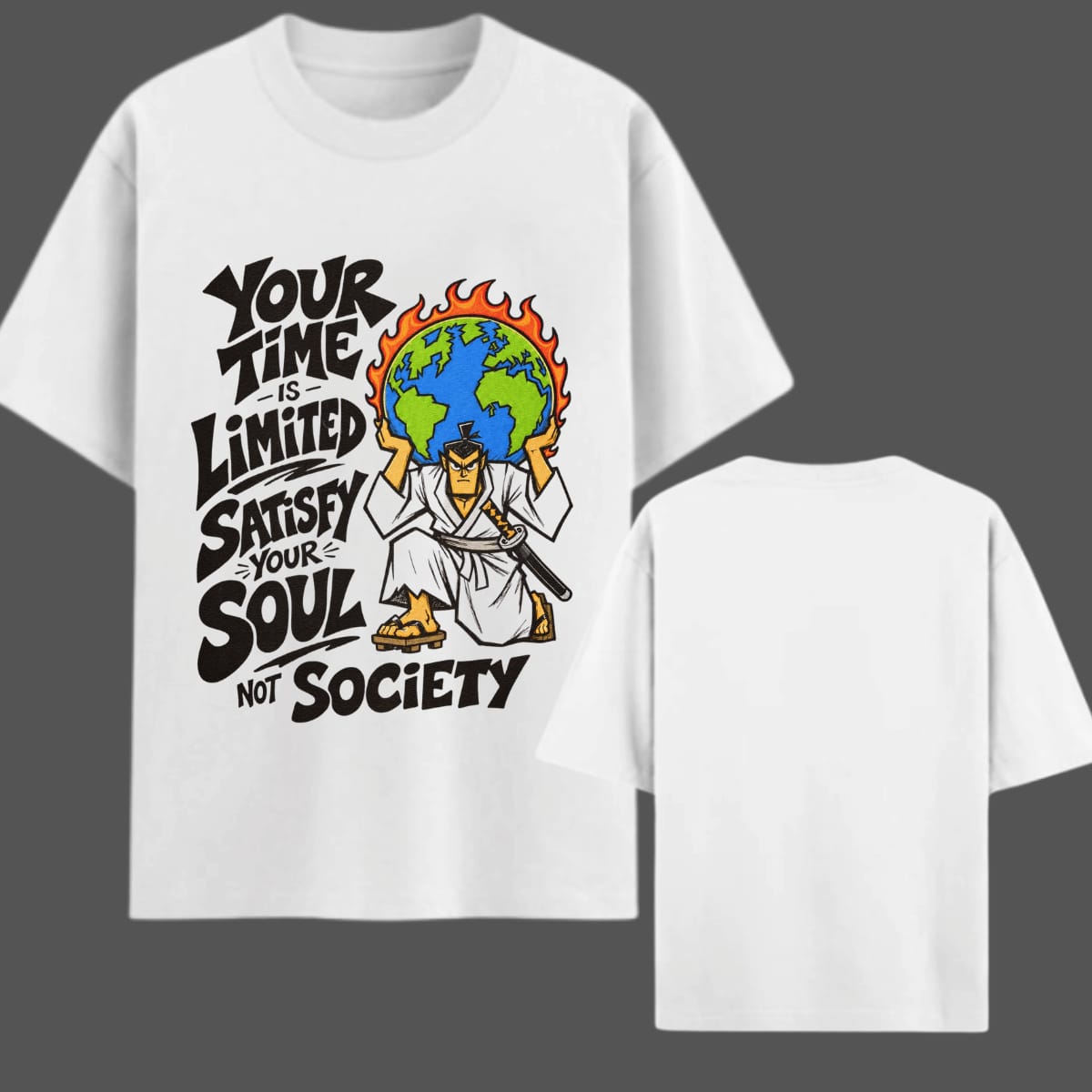Limited Time Oversized Anime Graphic T-Shirt