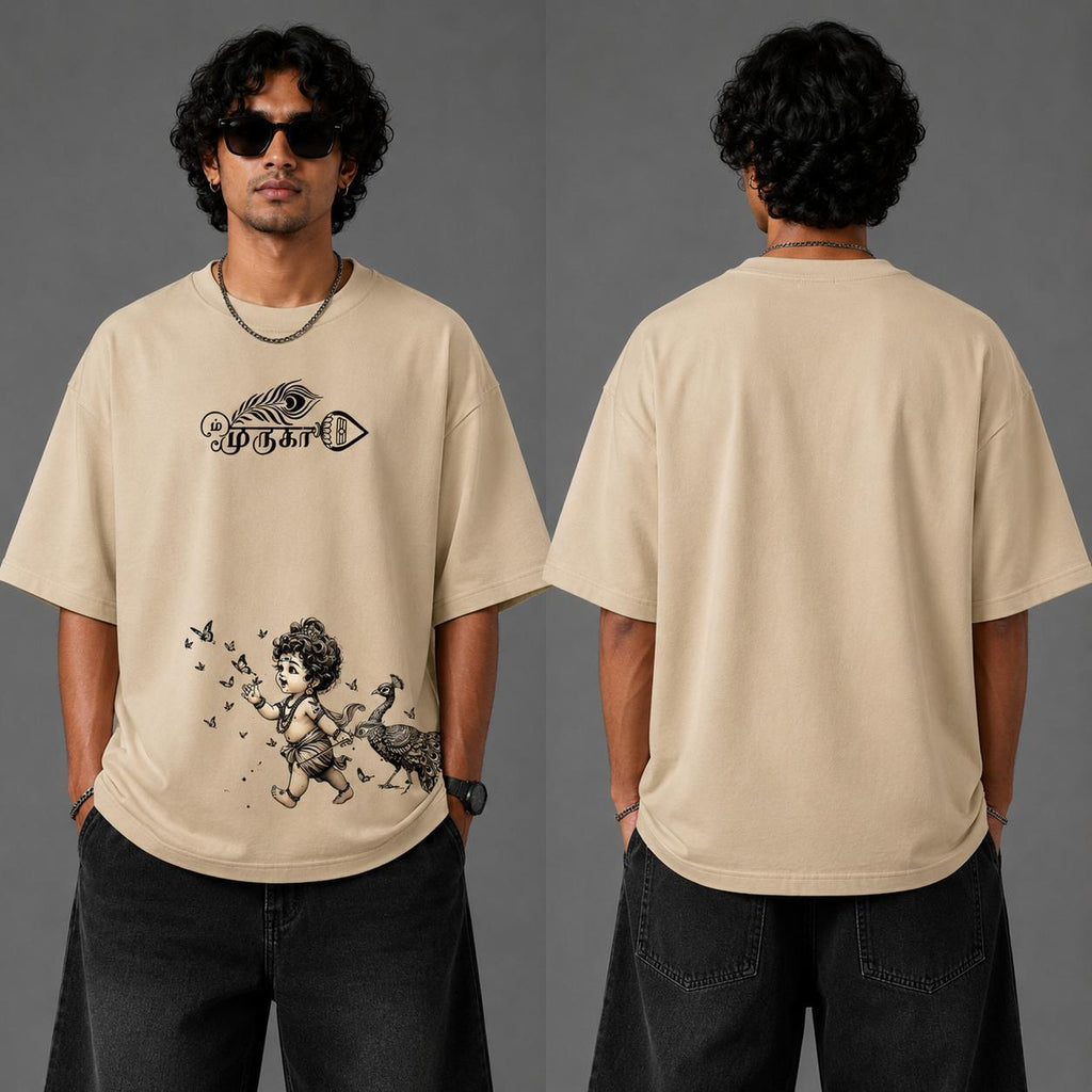 Little Muruga Oversized Graphic Printed T-Shirt – Y2R FASHION