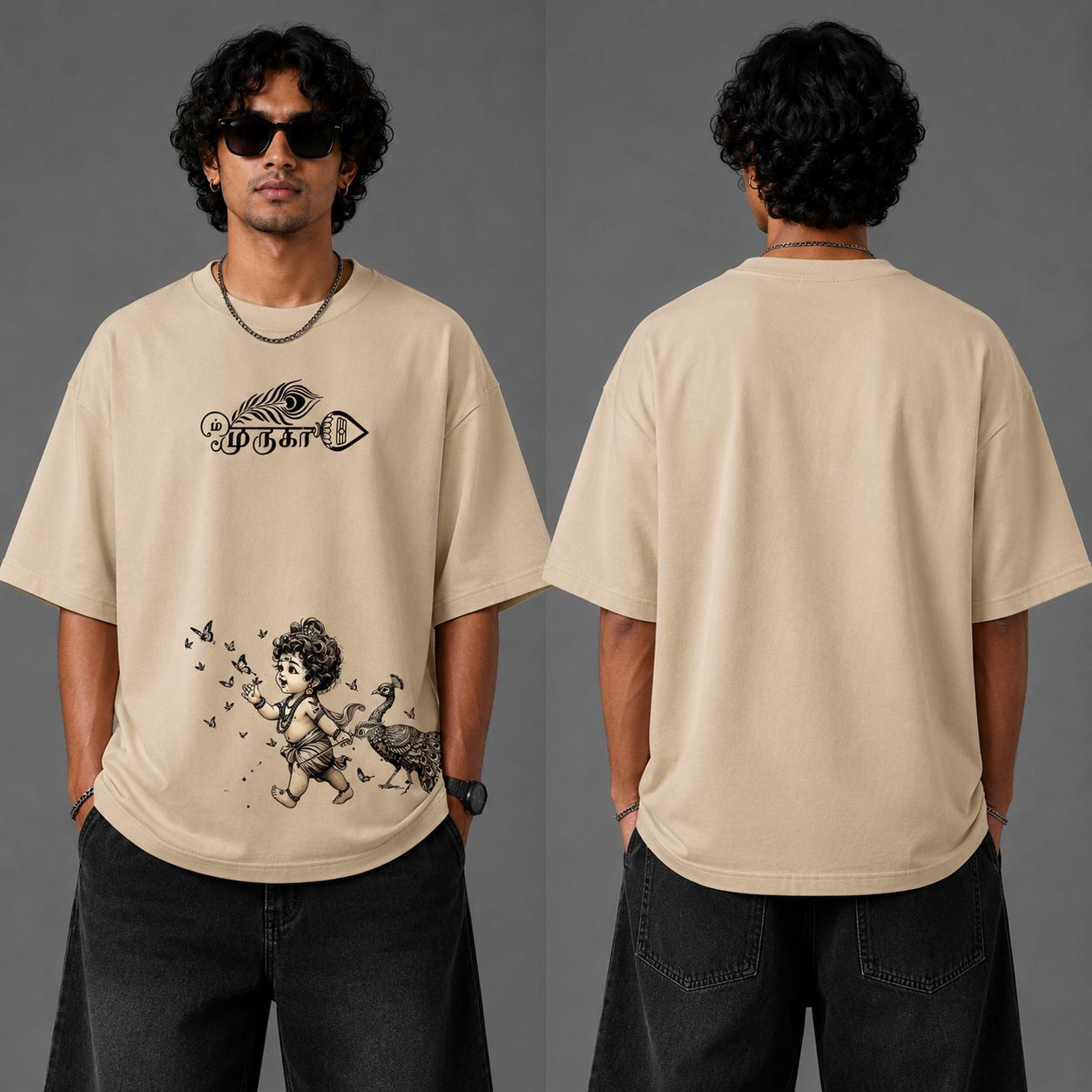 Little Muruga Oversized Graphic Printed T-Shirt – Y2R FASHION