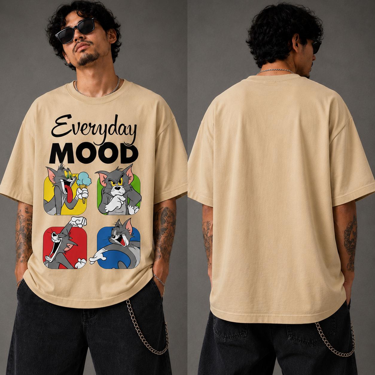 Everyday Mood Oversized Graphic Printed T-Shirt Y2R FASHION