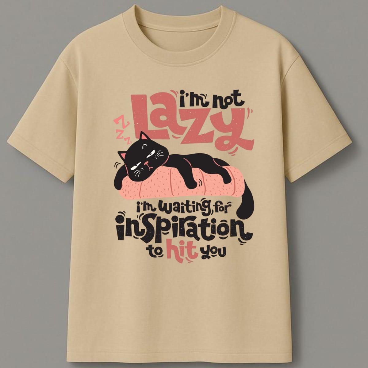 Lazy Cat Oversized Graphic Printed T-Shirt –Y2R FASHION
