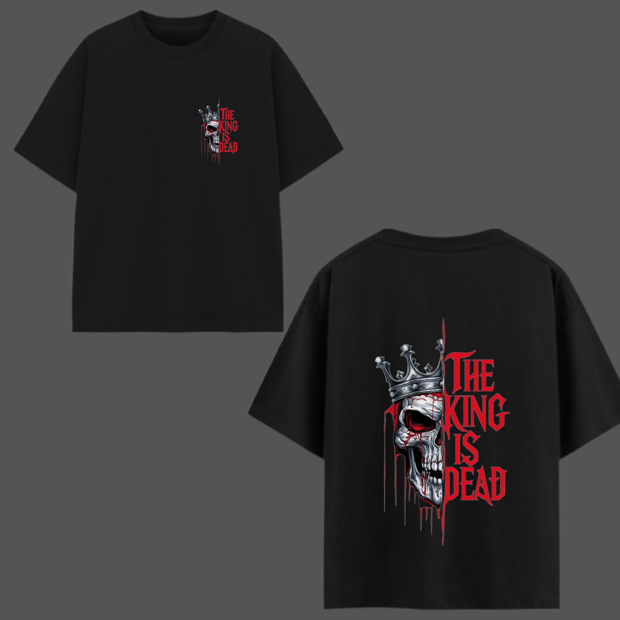 Dead Crown Graphic Oversized T-Shirt