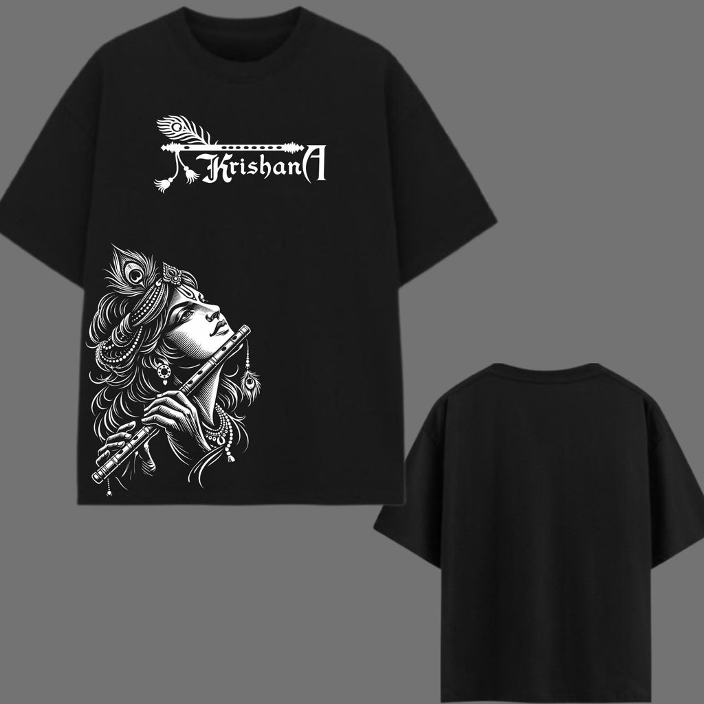 Krishna Oversized Graphic Printed T-Shirt – Y2R FASHION