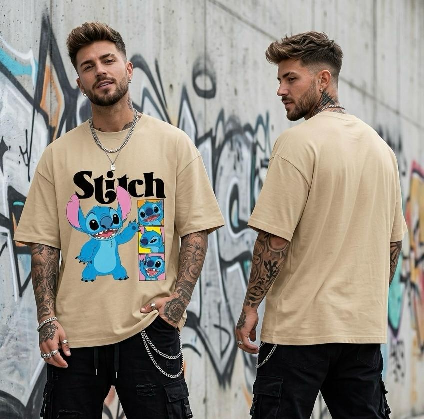 Stitch Oversized Graphic Printed T-Shirt Y2R FASHION