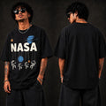NASA Space Explorer Oversized Graphic Printed T-Shirt – Black | Y2R FASHION