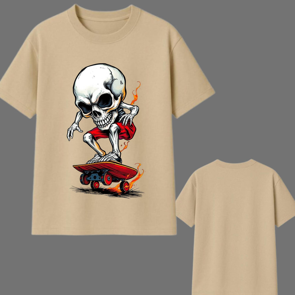 Skull Rider Oversized Graphic Printed T-Shirt Y2R FASHION