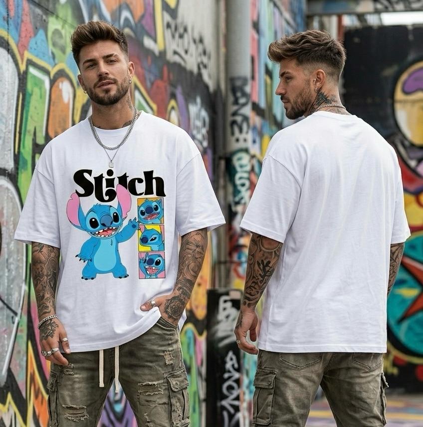 Stitch Oversized Graphic Printed T-Shirt Y2R FASHION