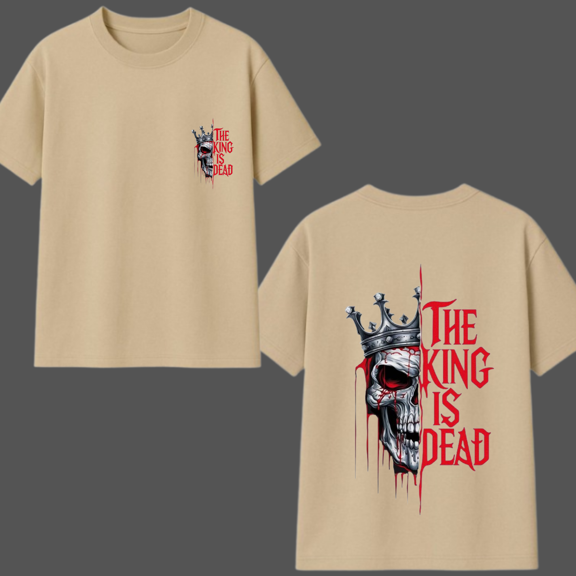 Dead Crown Graphic Oversized T-Shirt