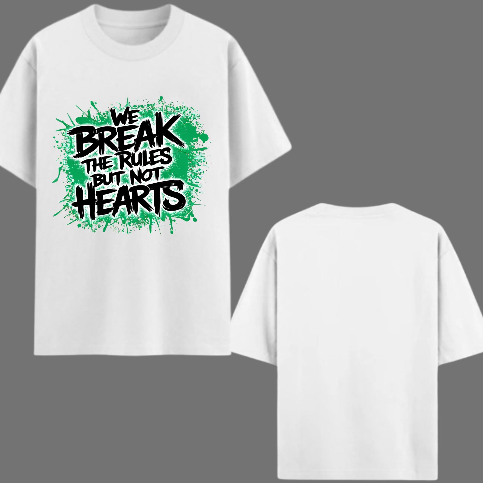 Break The Rules Oversized Graphic T-Shirt