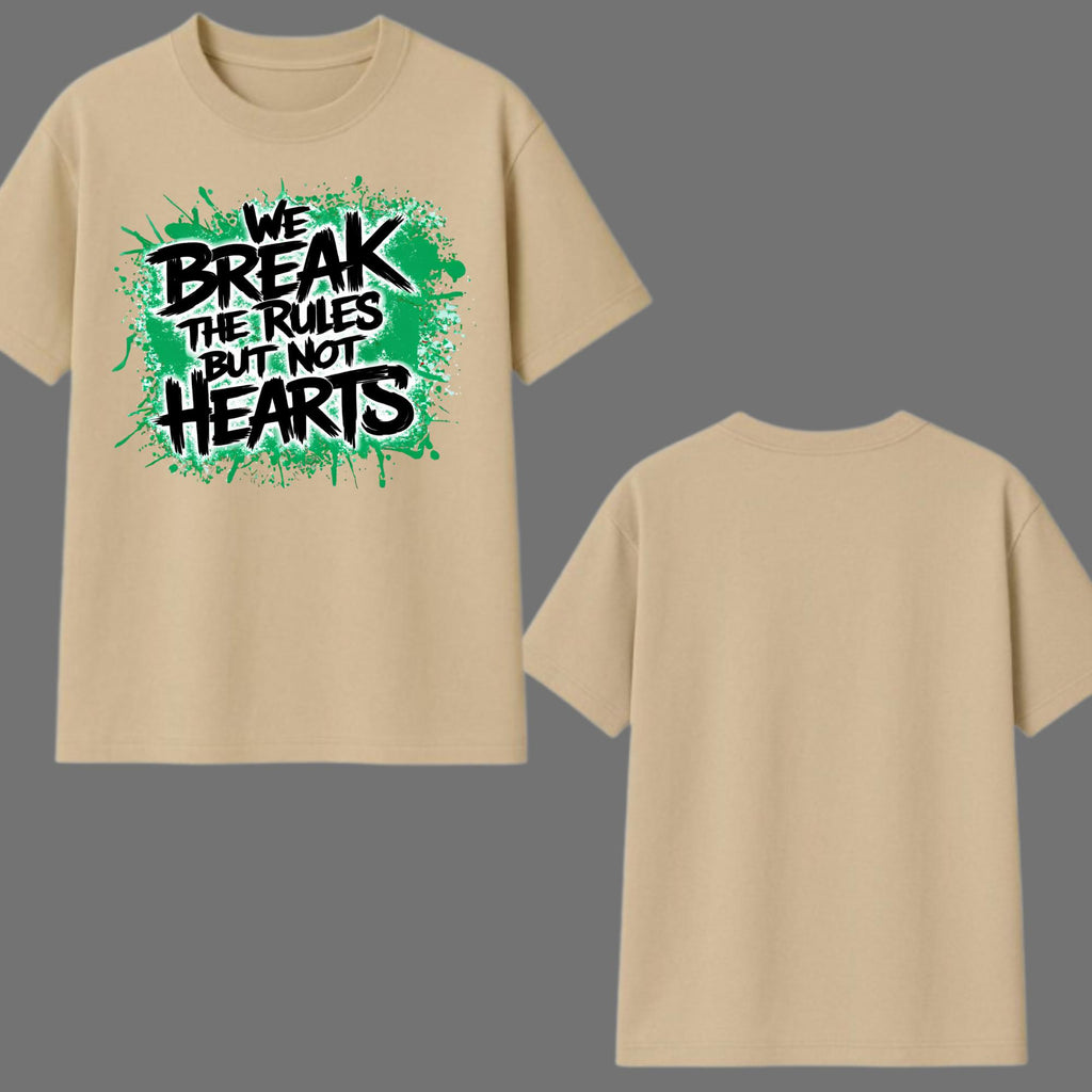 Break The Rules Oversized Graphic T-Shirt