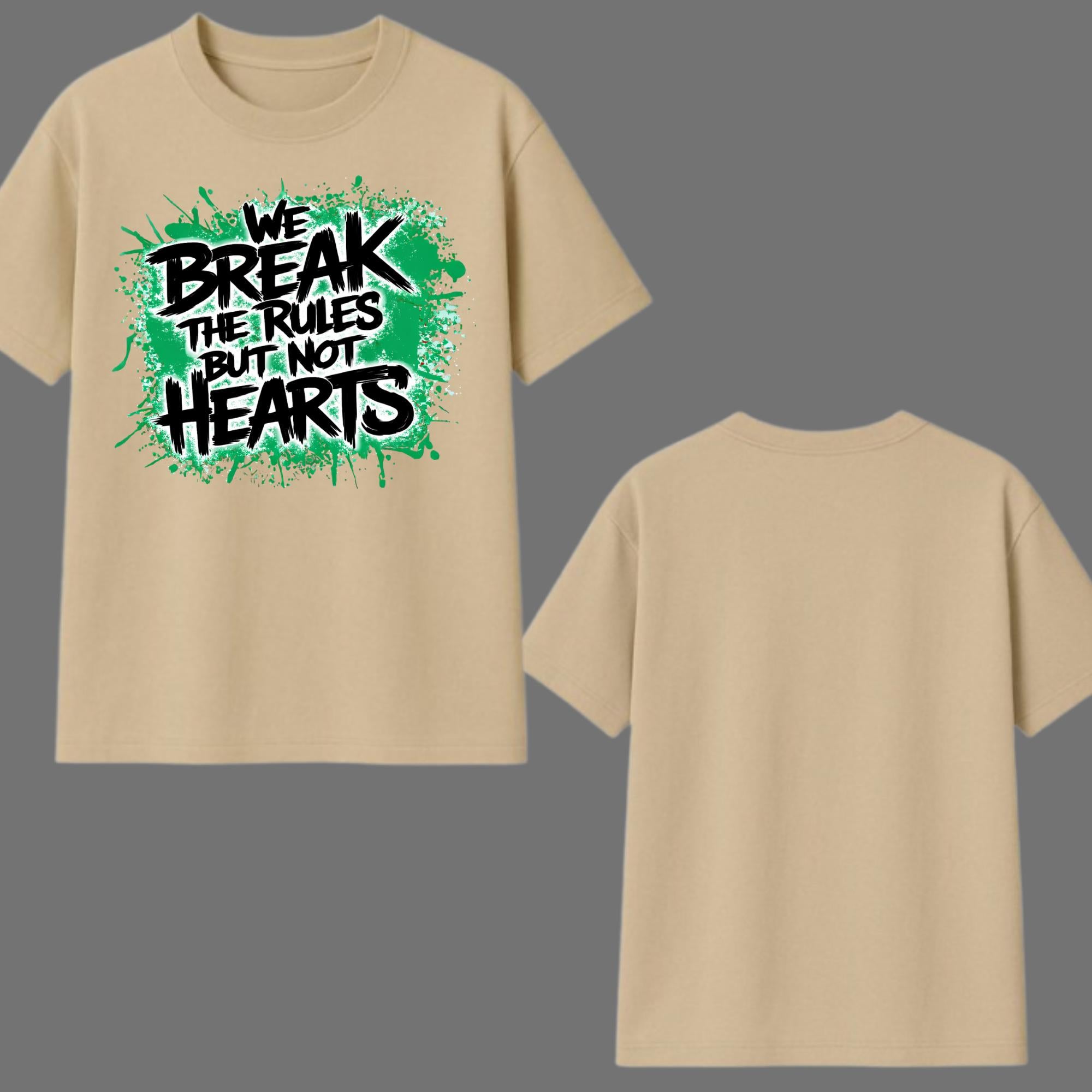 Break The Rules Oversized Graphic T-Shirt