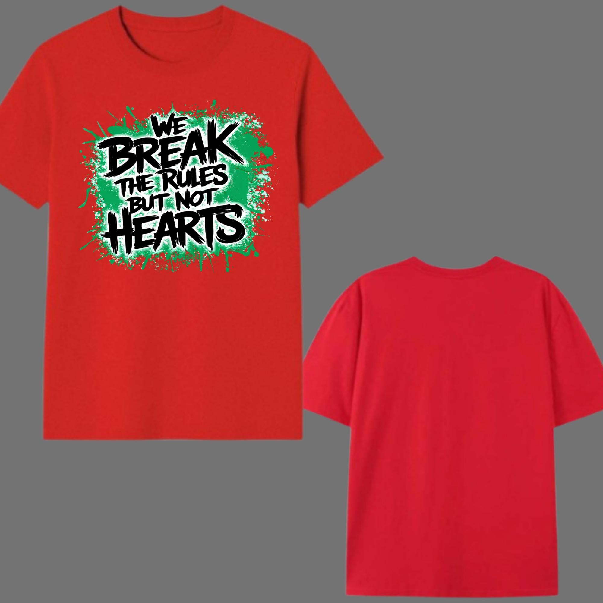 Break The Rules Oversized Graphic T-Shirt