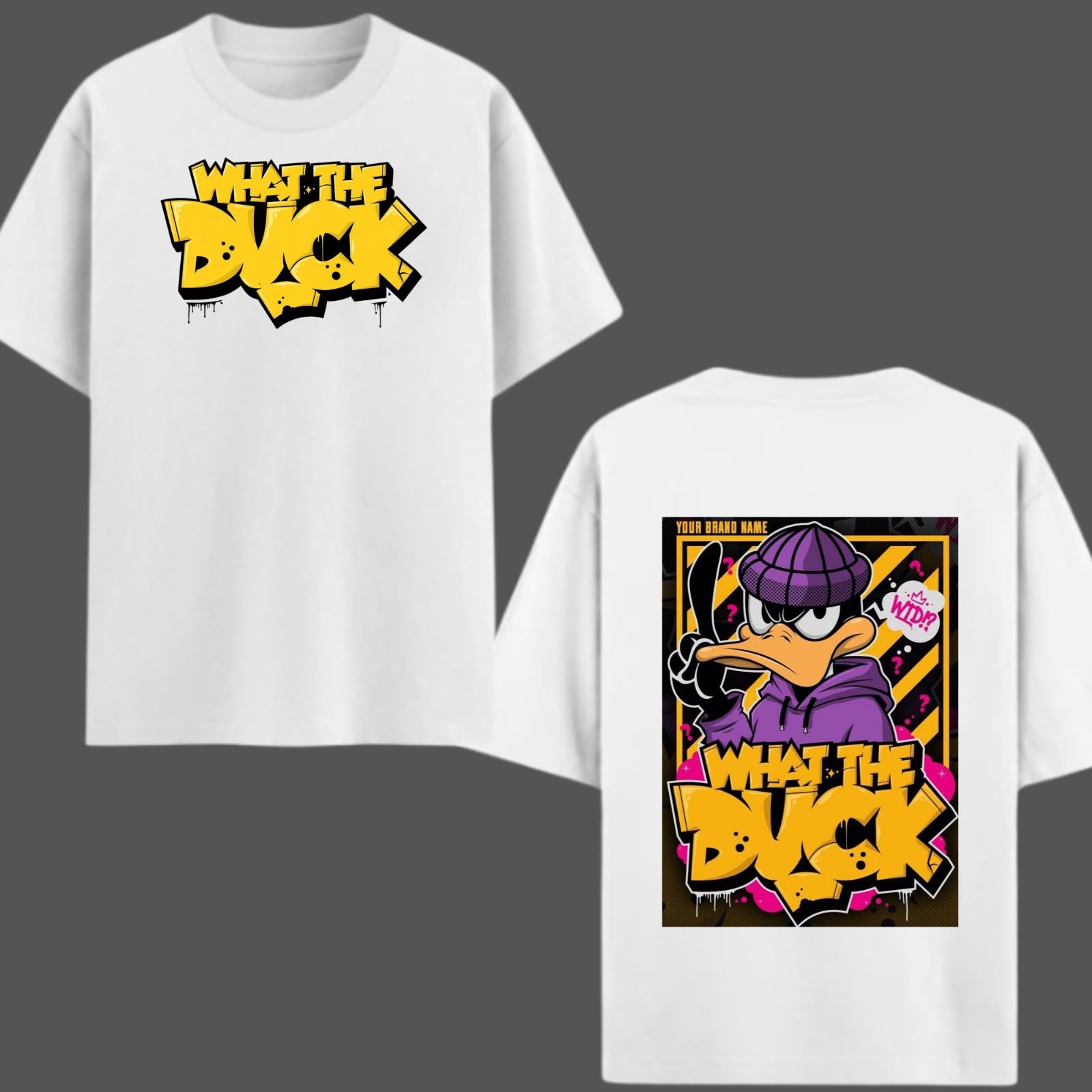 Y2R “What The Duck” Oversized Graphic T-Shirt