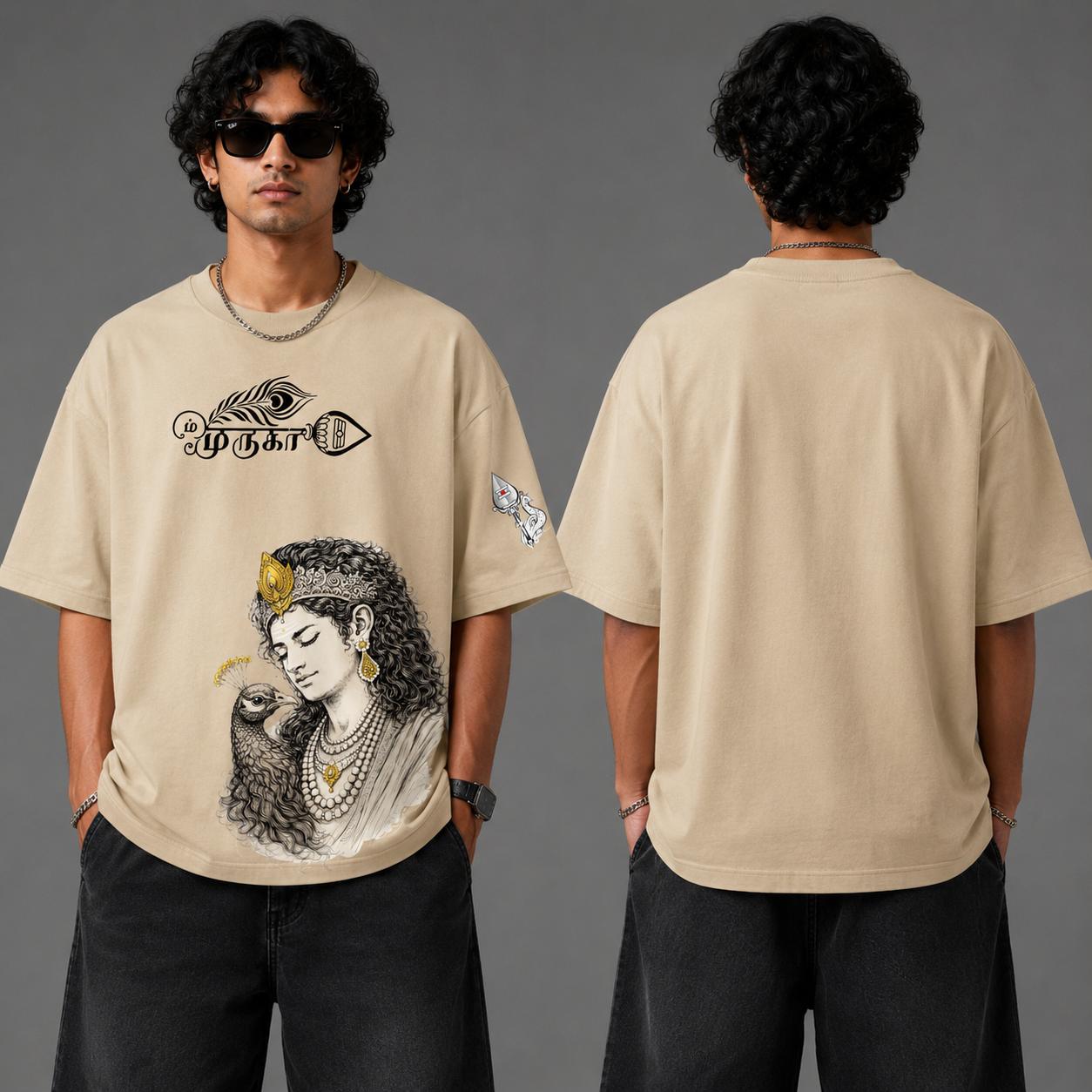 Muruga Oversized Graphic Printed T-Shirt Y2R FASHION