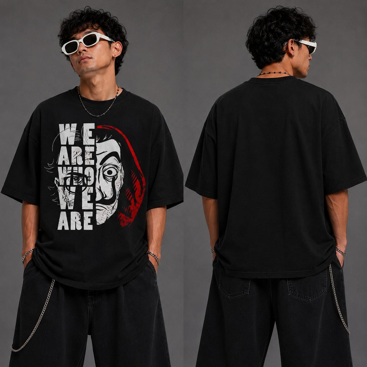 Money Heist Oversized Streetwear Tee