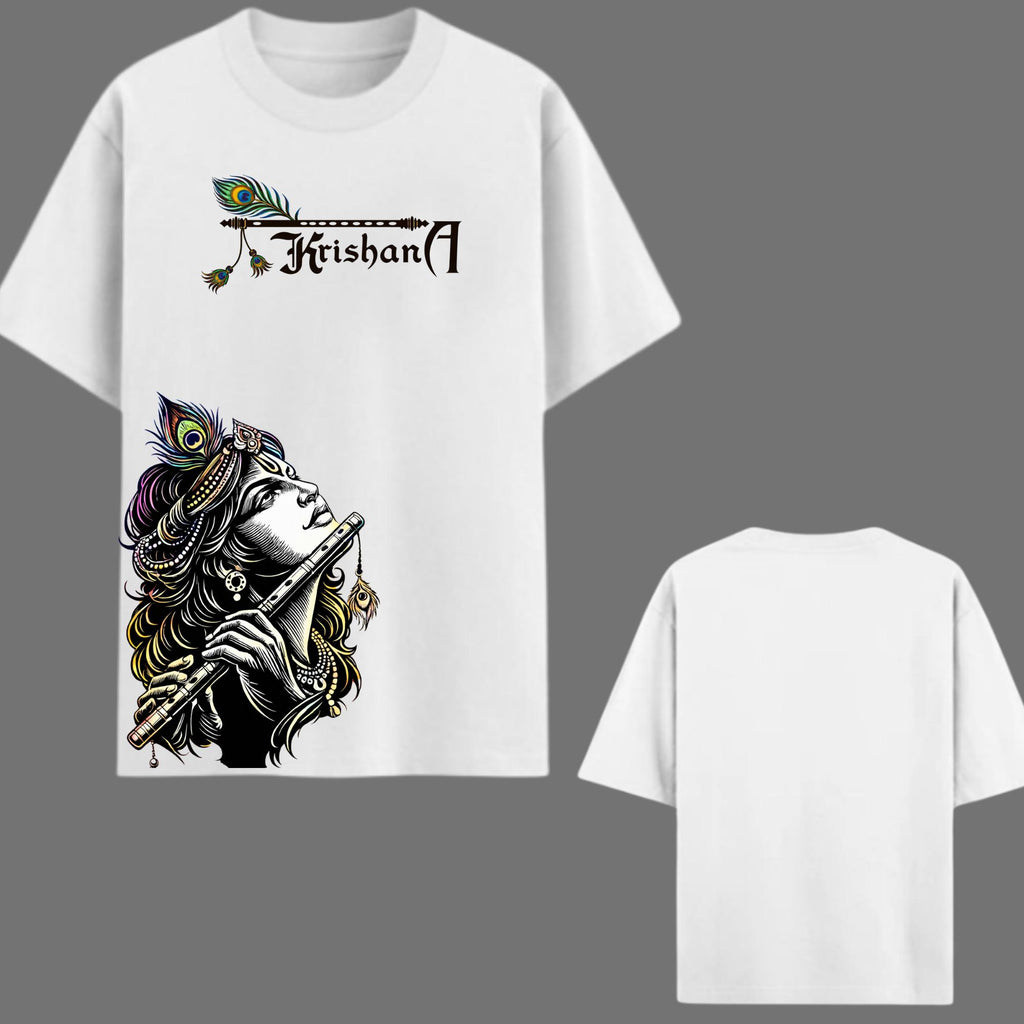 Krishna Oversized Graphic Printed T-Shirt – Y2R FASHION