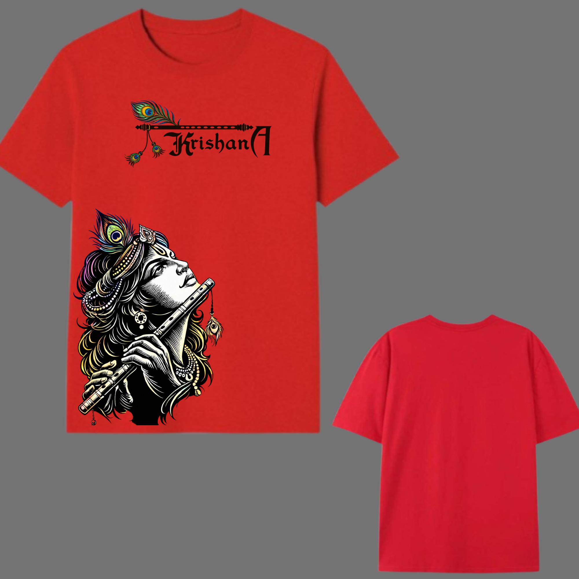 Krishna Oversized Graphic Printed T-Shirt – Y2R FASHION