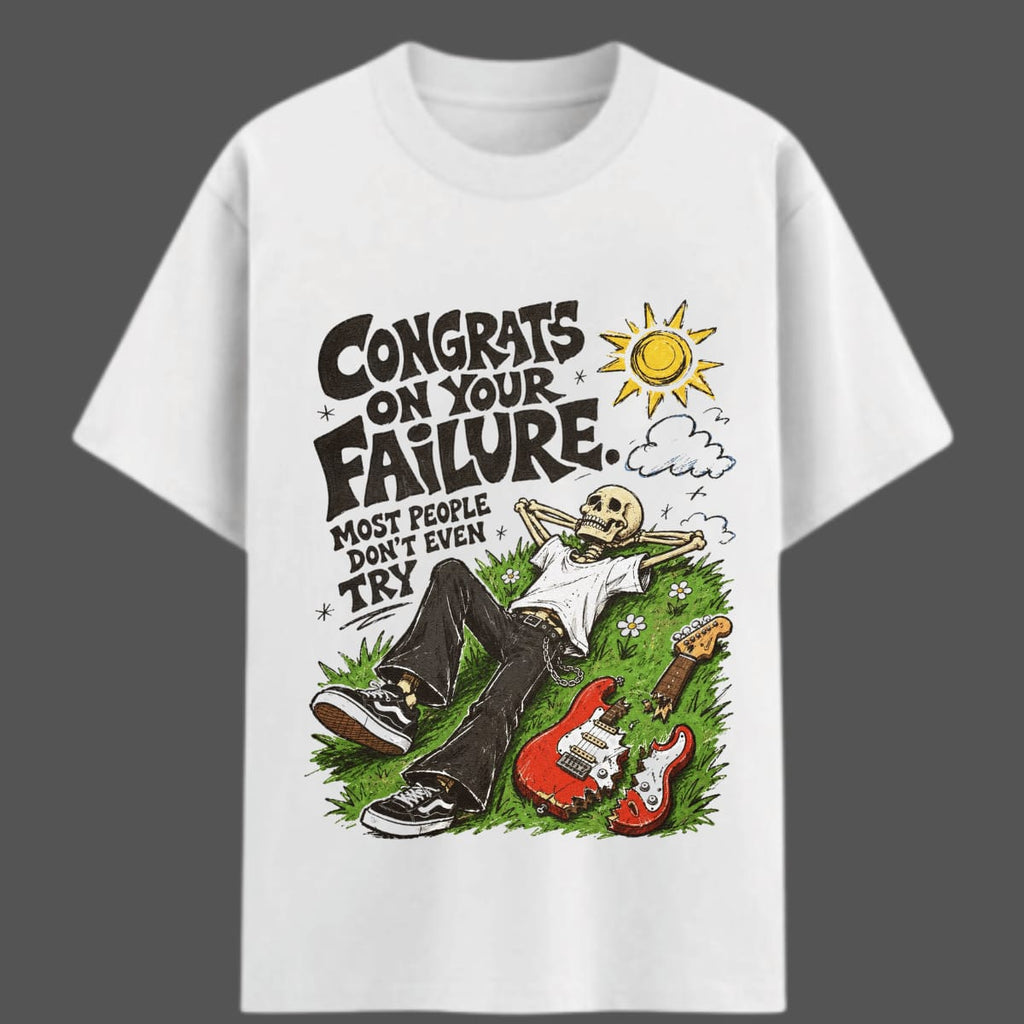 Congrats On Your Failure Oversized Graphic T-Shirt