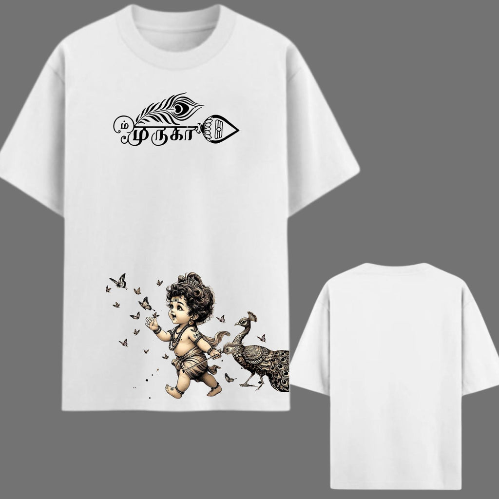 Little Muruga Oversized Graphic Printed T-Shirt – Y2R FASHION
