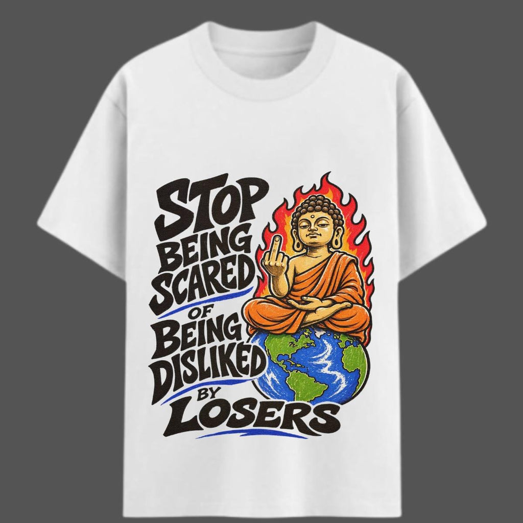 Fearless Mind Oversized Graphic T-Shirt