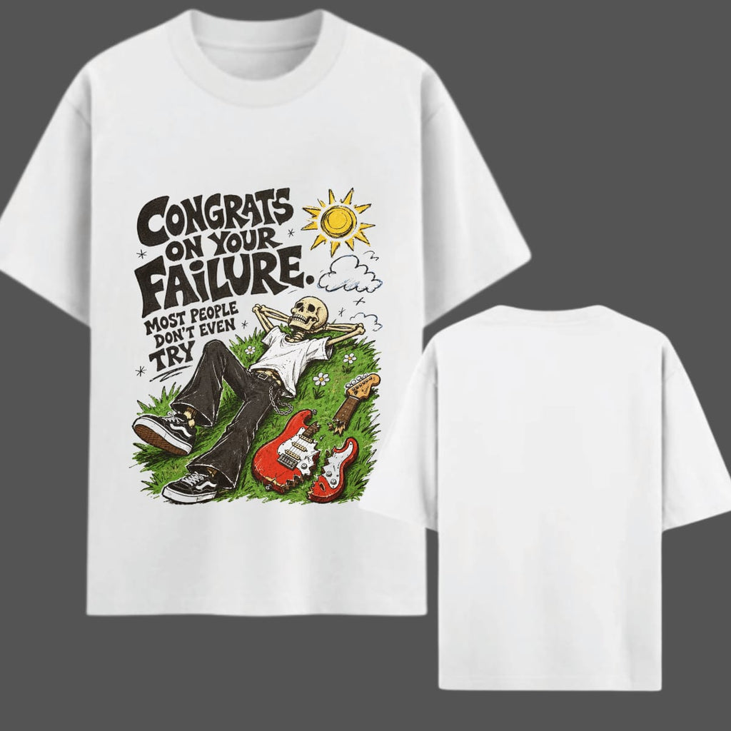Congrats On Your Failure Oversized Graphic T-Shirt