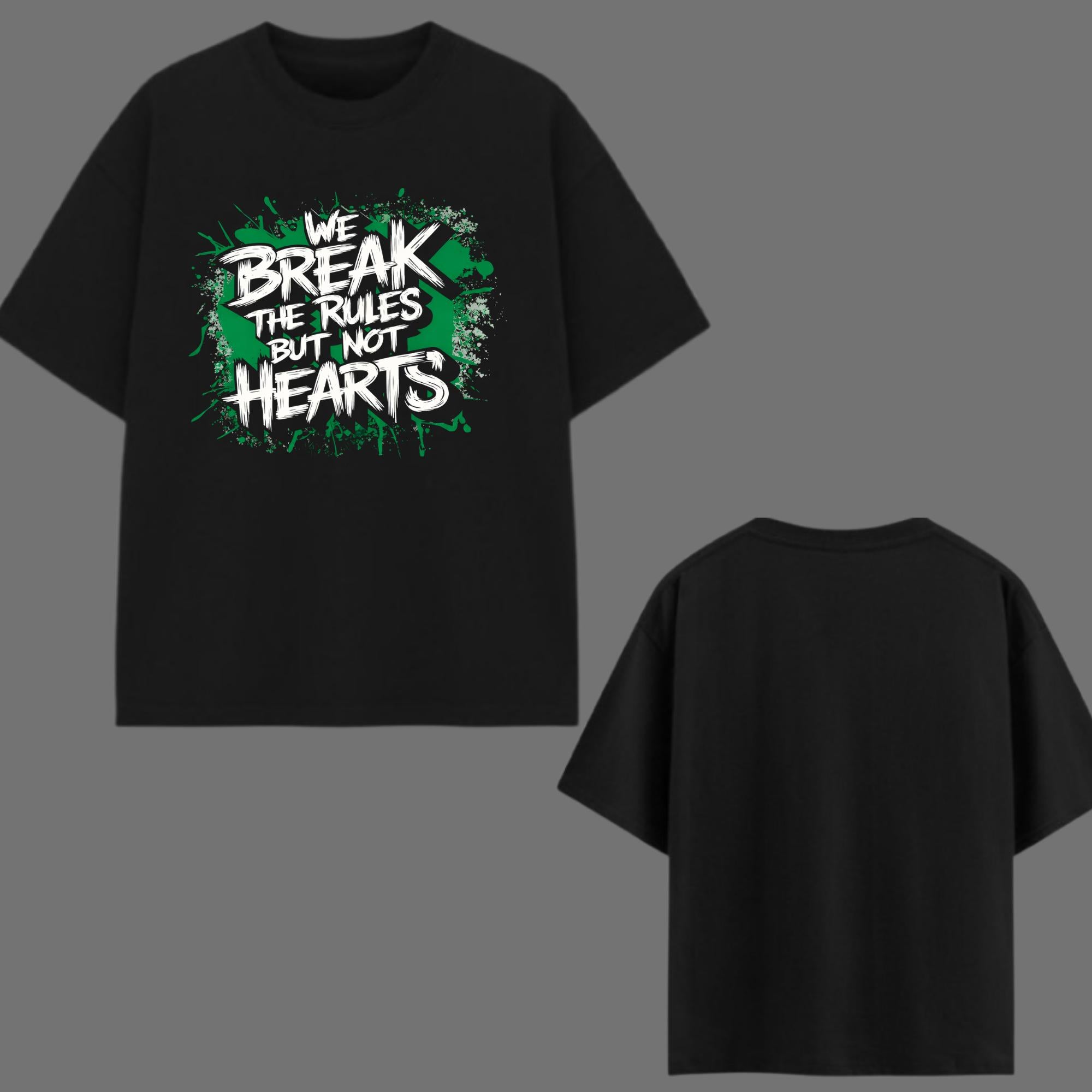Break The Rules Oversized Graphic T-Shirt
