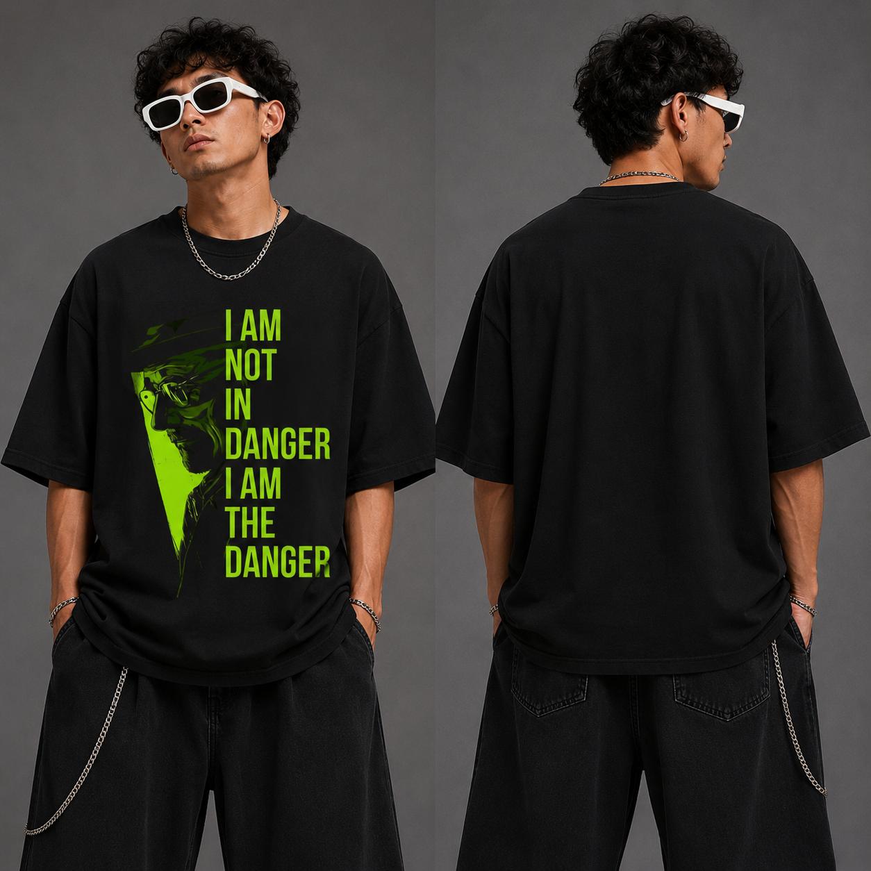 I Am The Danger Oversized Graphic T-Shirt