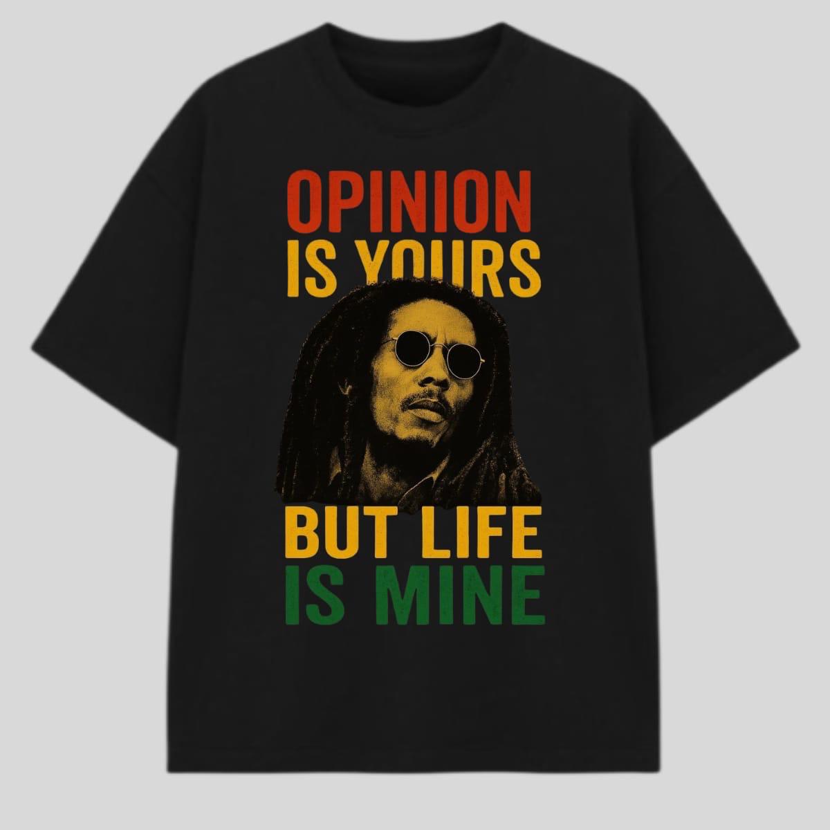 Opinion Is Yours Oversized Graphic Printed T-Shirt – Black | Y2R FASHION