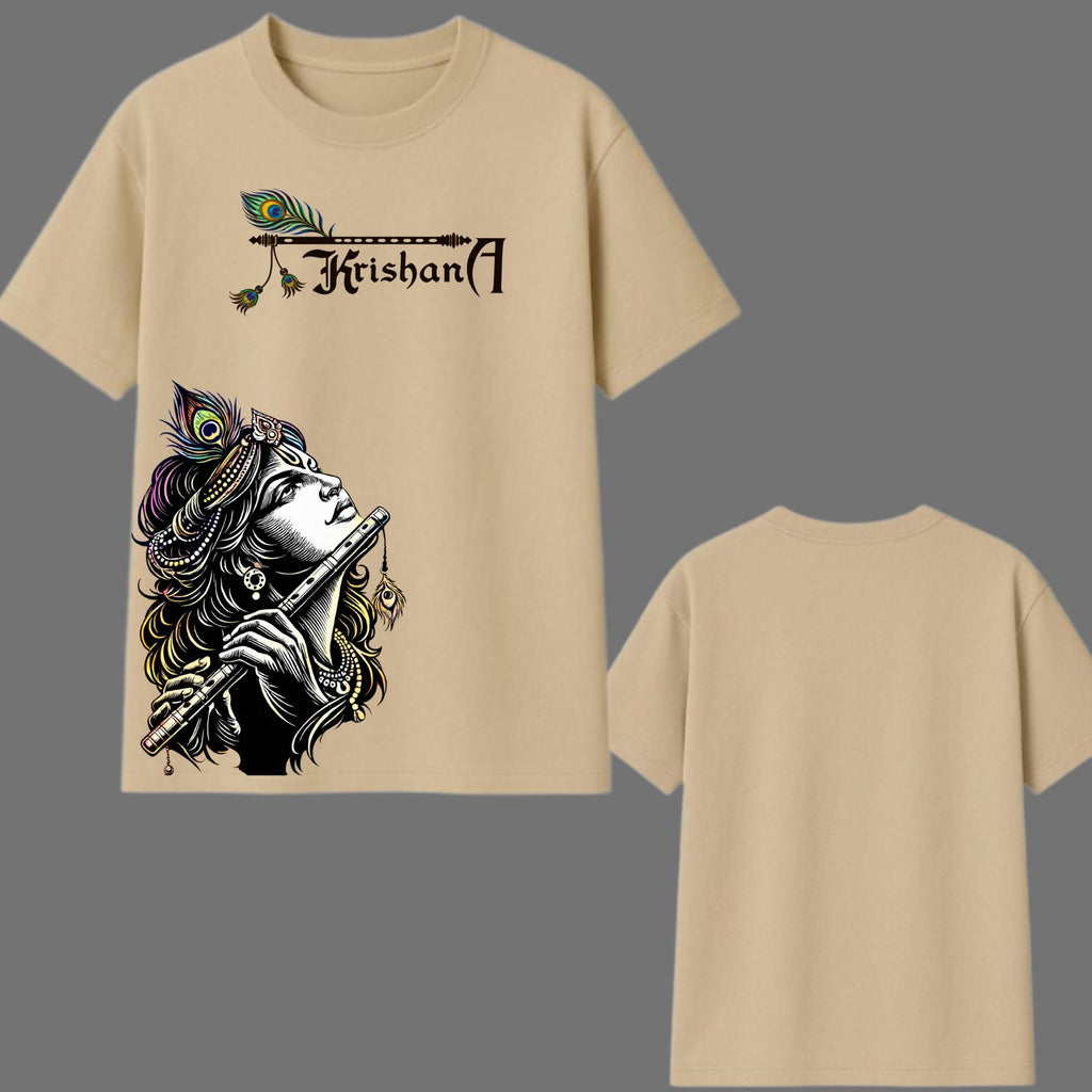 Krishna Oversized Graphic Printed T-Shirt – Y2R FASHION