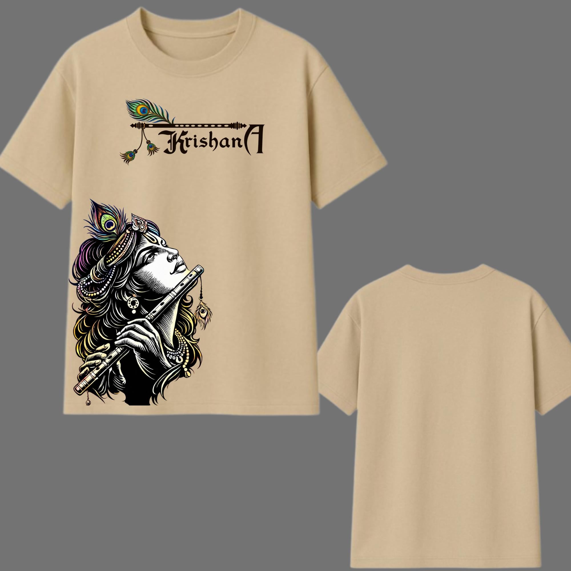 Krishna Oversized Graphic Printed T-Shirt – Y2R FASHION