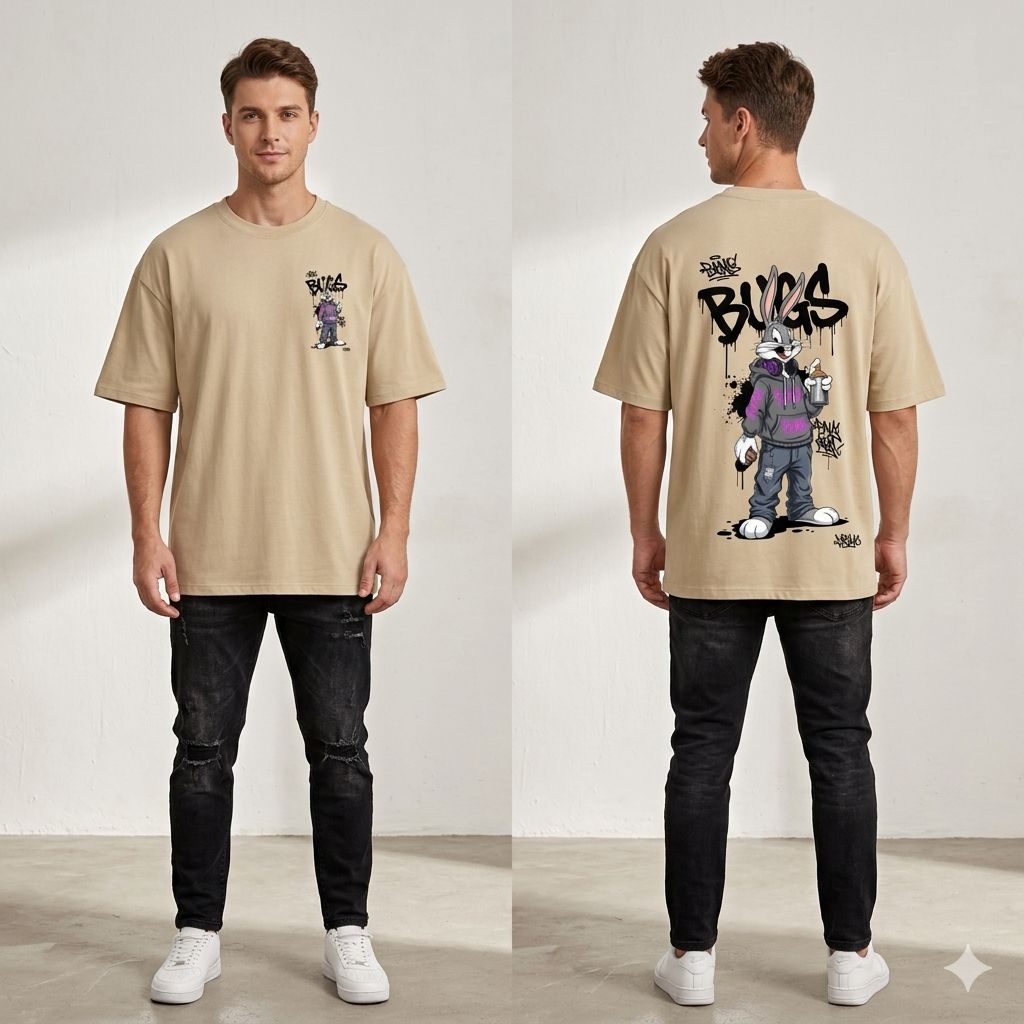 Bugs Graffiti Oversized T-Shirt – Street Edition