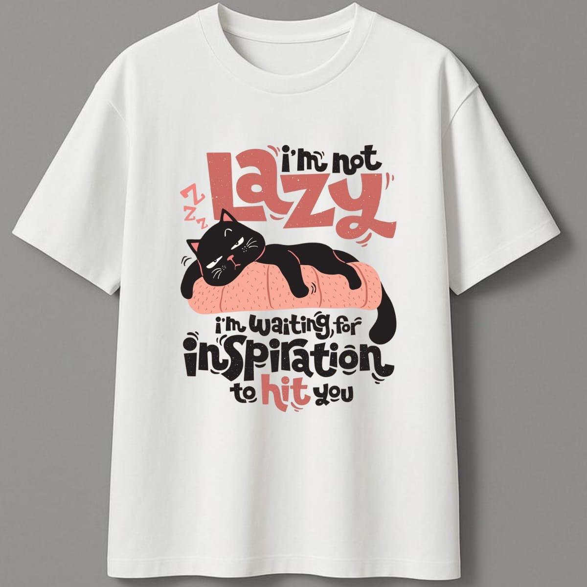 Lazy Cat Oversized Graphic Printed T-Shirt –Y2R FASHION