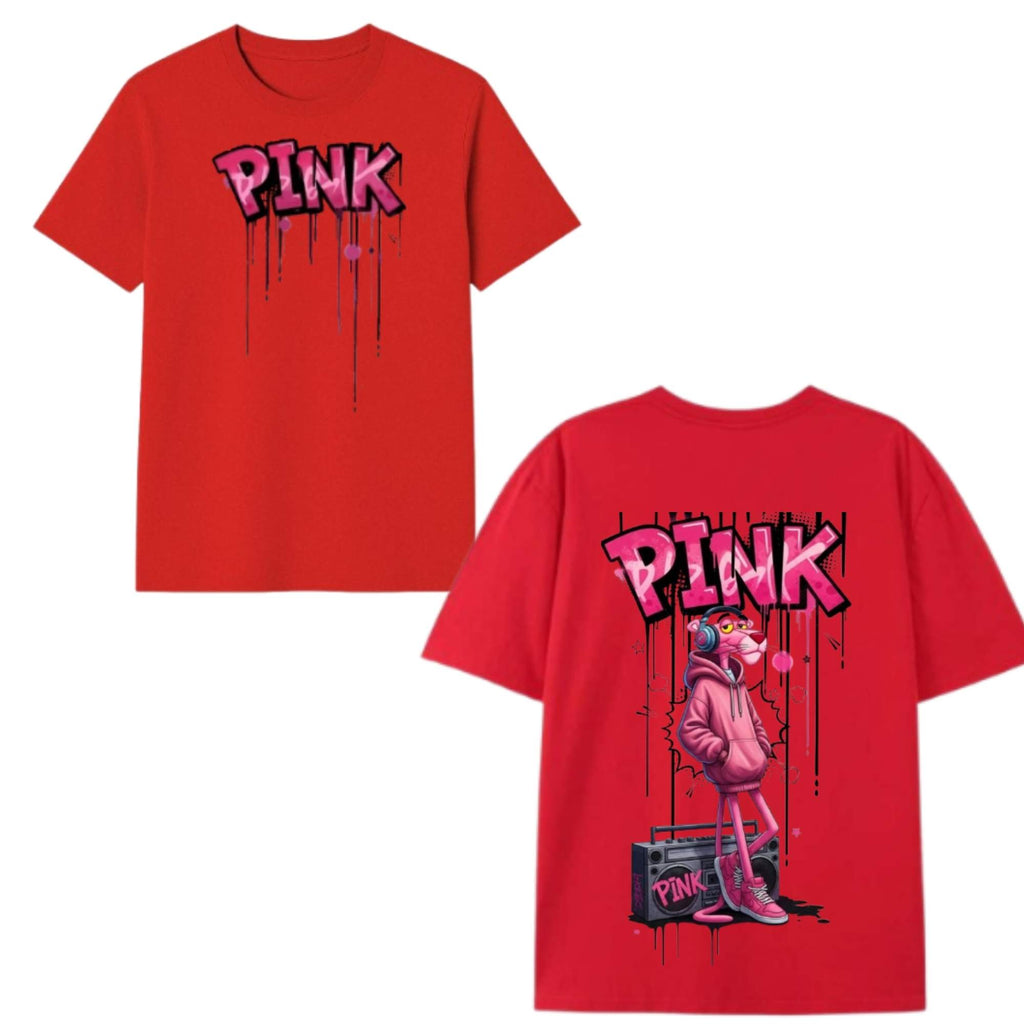 Pink Panther Graffiti Oversized T-shirt
