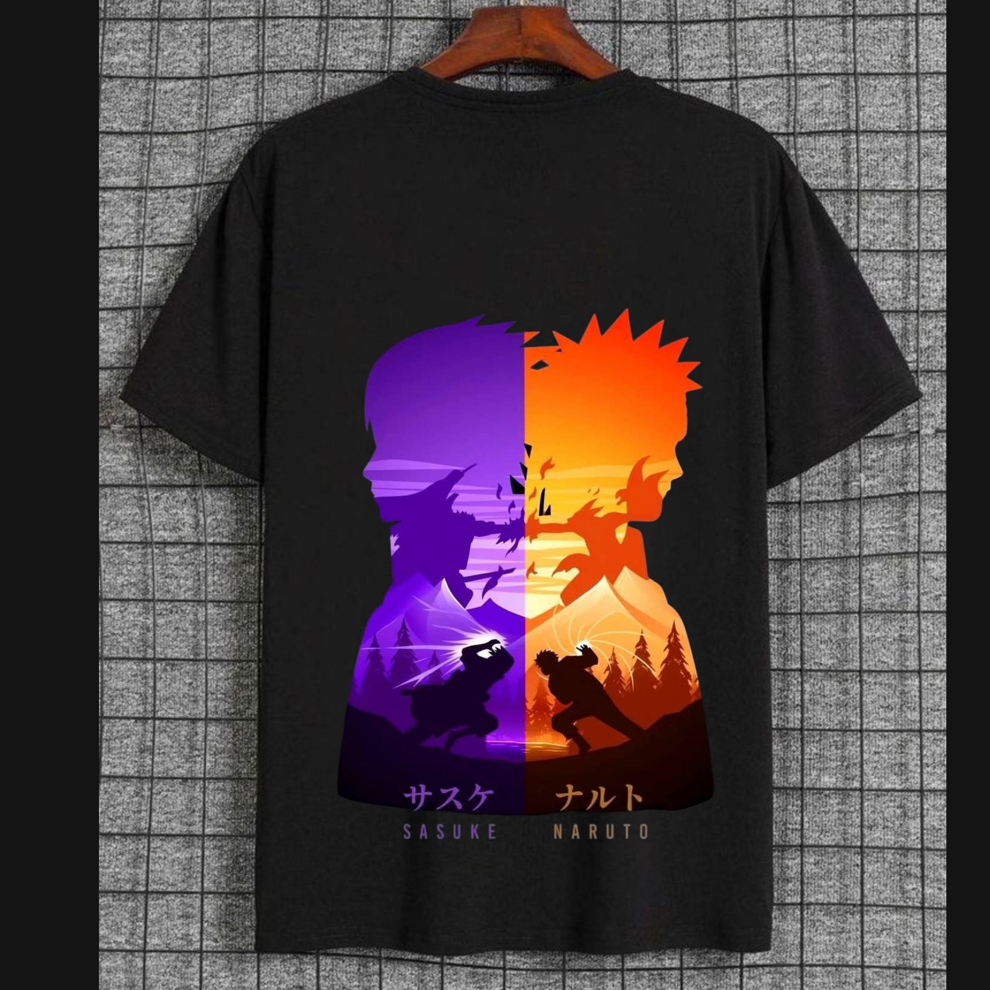 Naruto x Sasuke Duality Graphic T-shirt
