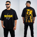 Wolverine "Slash" Oversized Graphic T-Shirt | Streetwear Black