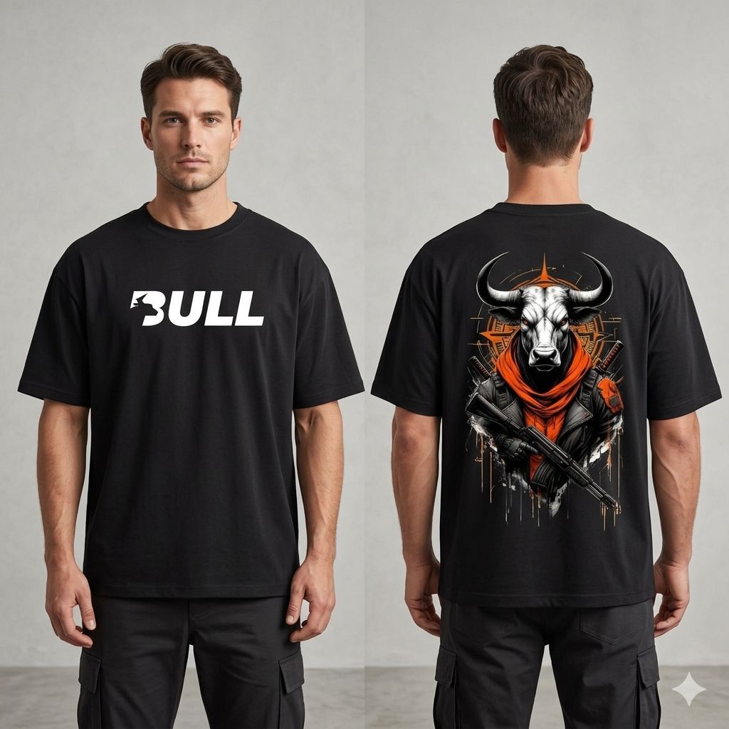 Rogue Bull Cyber-Warrior Oversized T-shirt