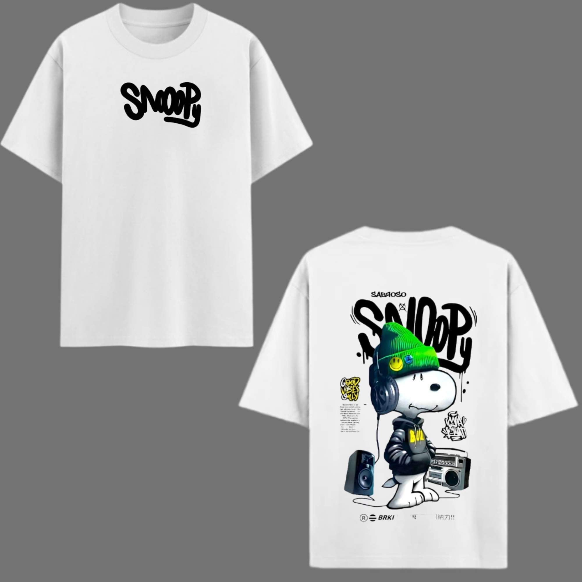 Snoop Good Vibes Oversized T-shirt