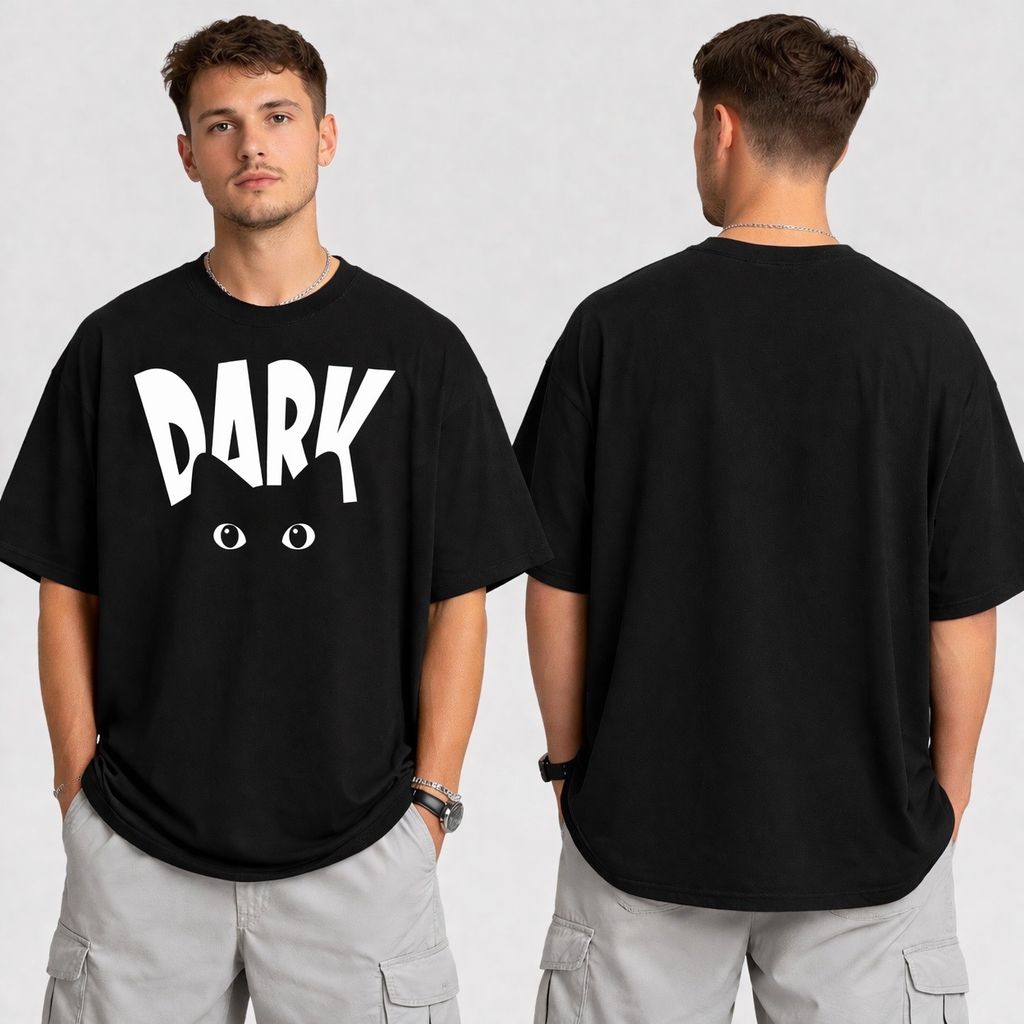 Dark Eyes Oversized Graphic T-Shirt