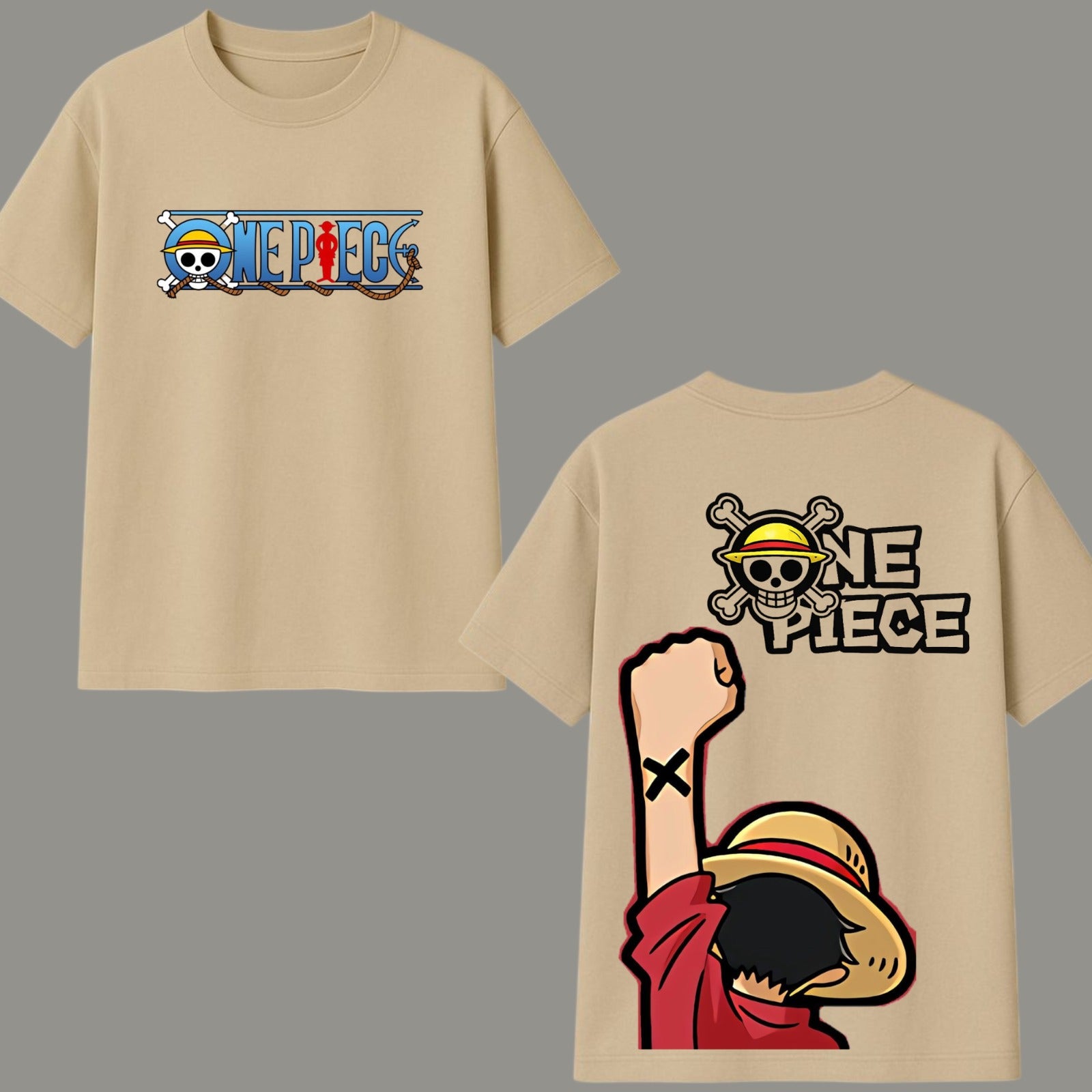 Luffy Straw Hat Pirate Oversized T-Shirt