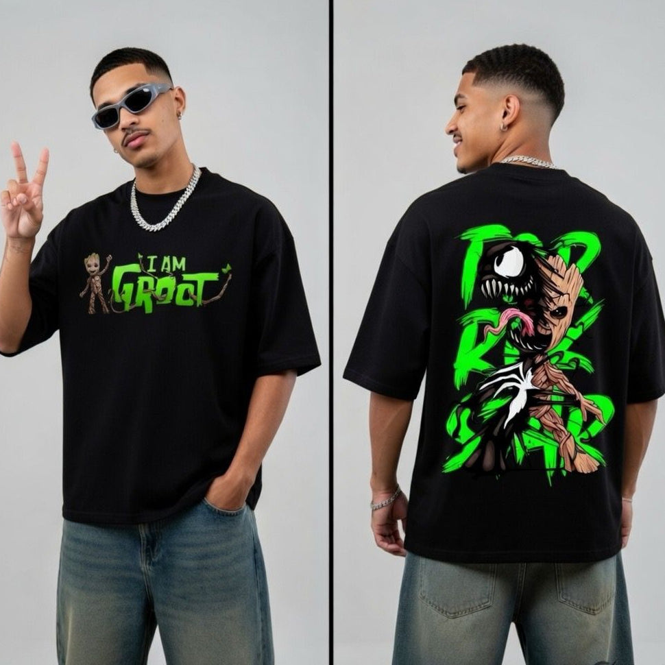 Symbiote Groot Oversized Heavyweight T-shirt