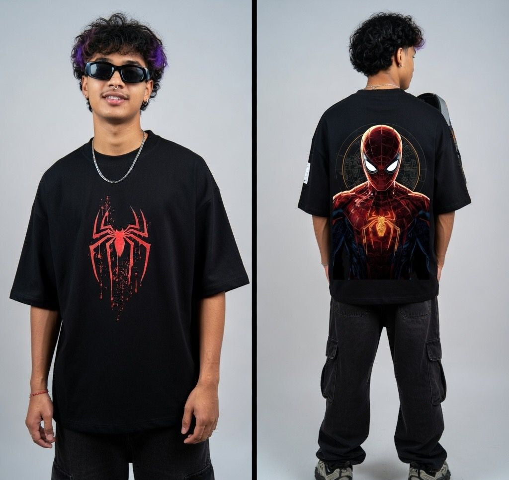 Spider-Warrior Glow Edition Oversized T-shirt