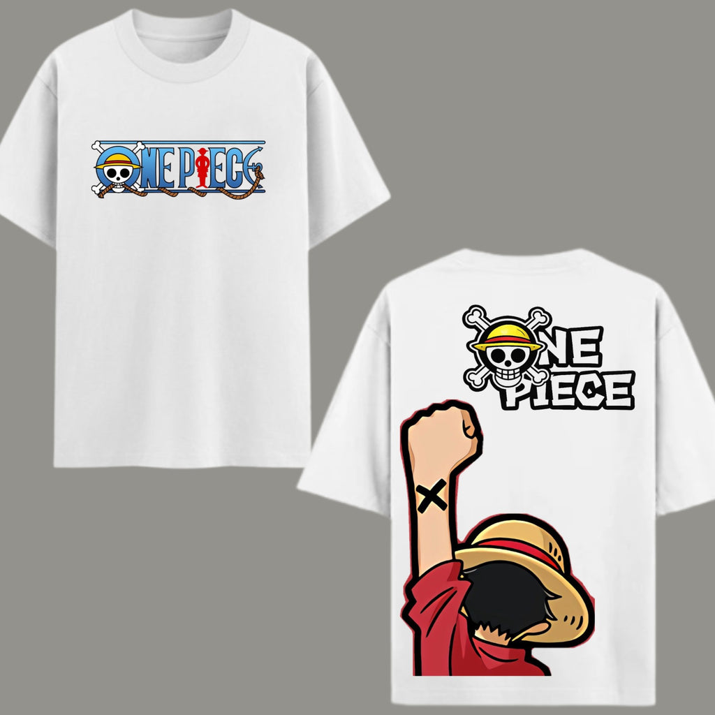 Luffy Straw Hat Pirate Oversized T-Shirt