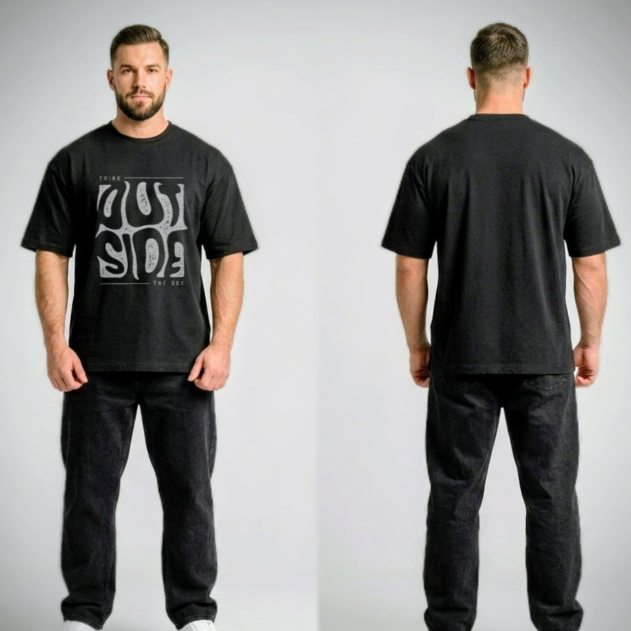Distorted Thinker Oversized T-shirt