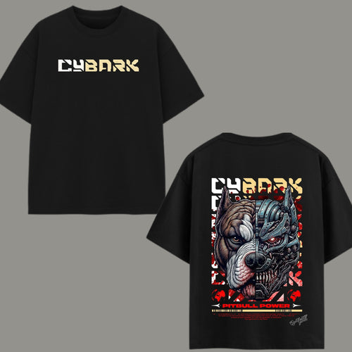 CYBARK Mecha-Pitbull Oversized T-shirt