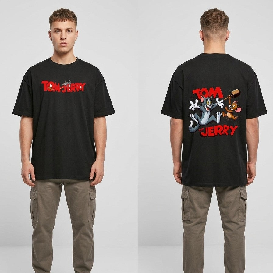 Tom & Jerry Oversized Cartoon T-shirt